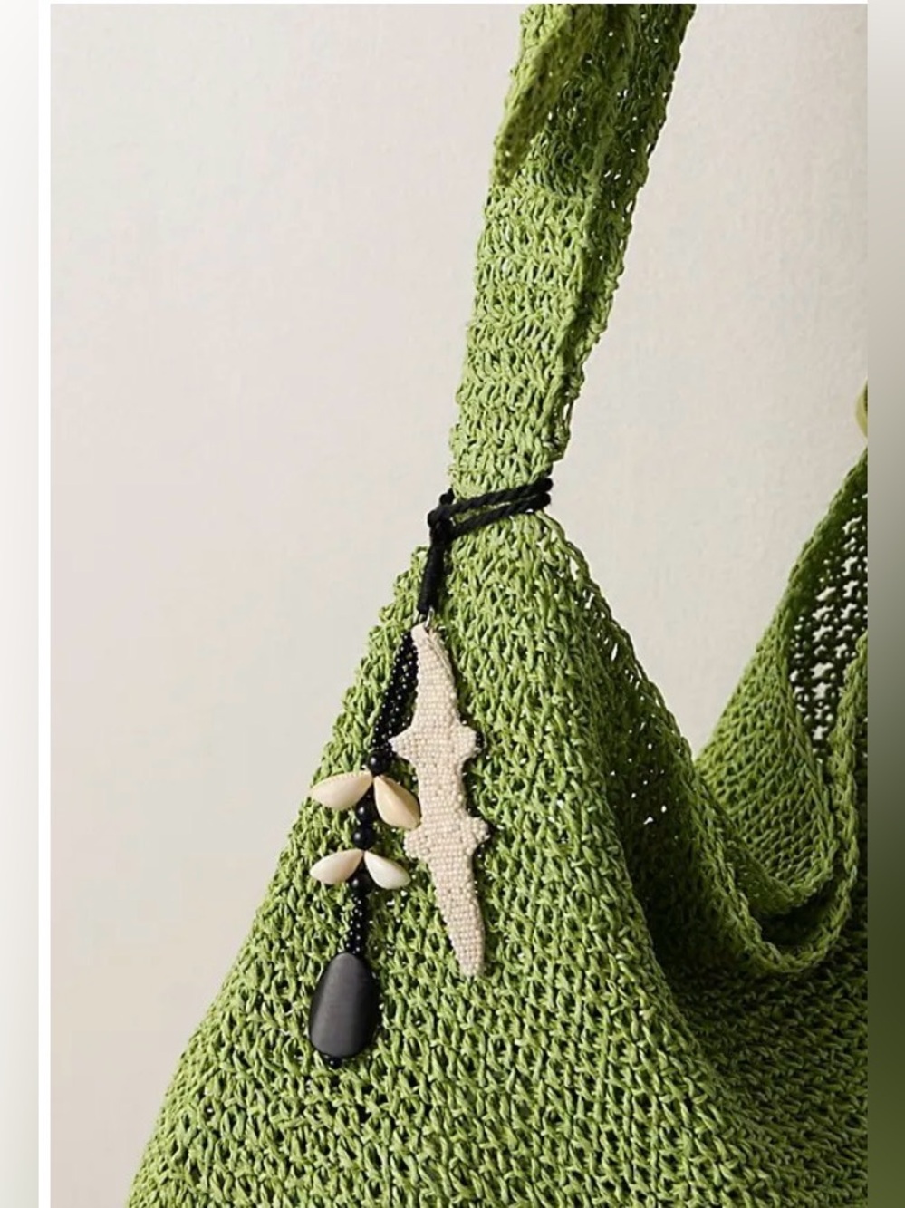 NWT Free People Coastal Crush Straw Tote - Picture 4 of 6